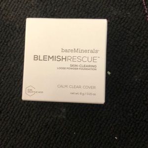 Blemish rescue loose powder foundation